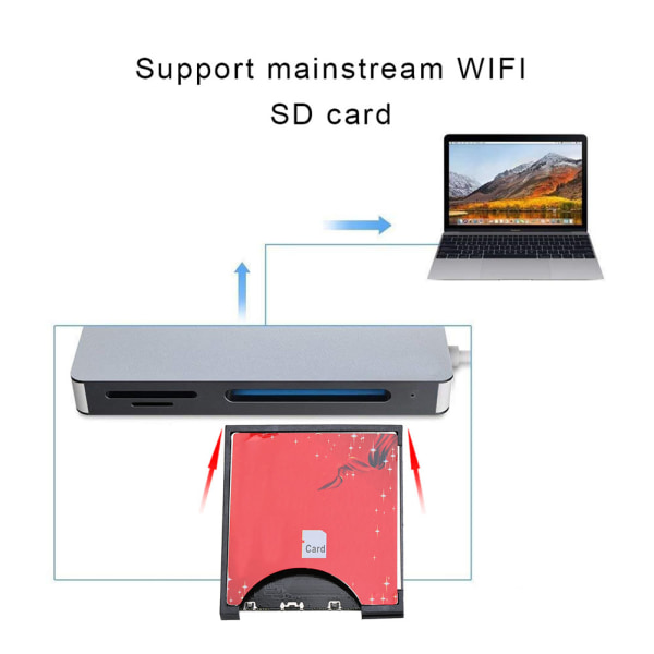 ABS Shell Card Adapter WIFI Memory Card til Compact Flash Card Reader High Speed