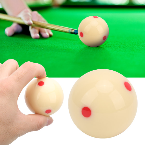 1 stk Standard 52,5 mm harpiks Billiard Snooker Redpoint Øvelse Trening Pool Cue Ball
