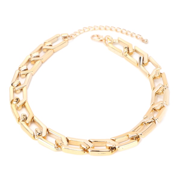 MH Fashionable Rapper Chain Hip Hop Punk Chain Individualized Chunky Necklace BraceletGold