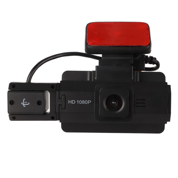 Ajotallennin 3-tuumainen IPS-näyttö HD 360 astetta kääntyvä edessä, takana kaksoislinssinen G-anturi yönäkö-kojekamera autoon