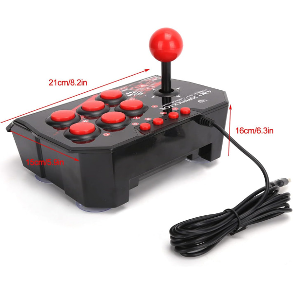 Switch arcade joystick NS konsolspel joystick plug and play med burst switch joystick, lämplig för alla typer av spel