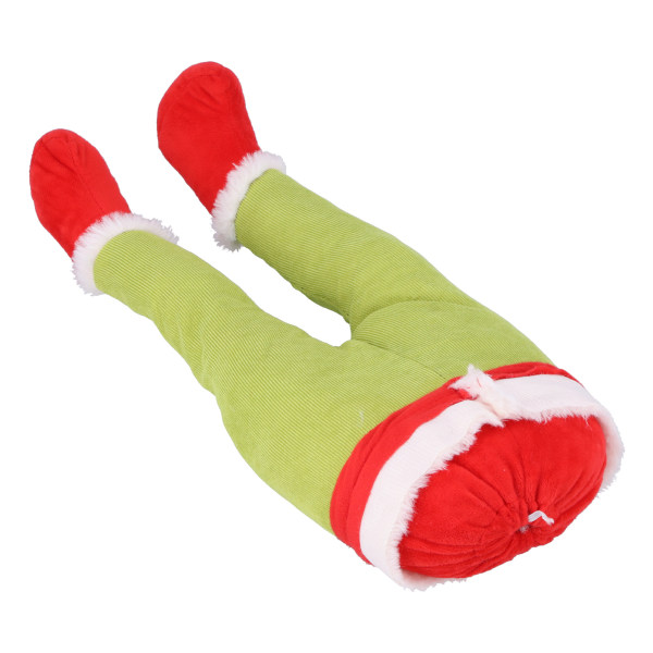 Vihreä joulujalka Tonttujalka Joulupukin jalka täytetyt jalka Joulukuusikoristejalka oven koristeluun