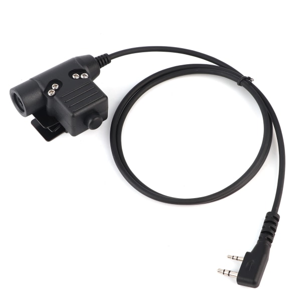 TK U94 PTT Audio Adapter Kabel Walkie Talkie Hörlurskontakt för Baofeng UV-5R TK-3107