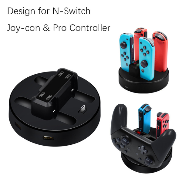 Spot Nintendo switch joycon handtag fyra-laddnings PRO handtag bas laddare switch handtag laddare