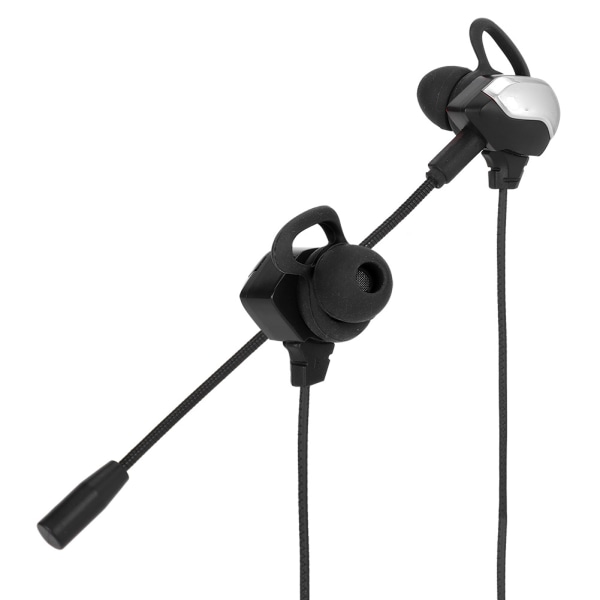 G3000 Universal 3,5 mm kablet In-Ear Gaming-øretelefon Støyreduksjon Gaming Headset Sølv