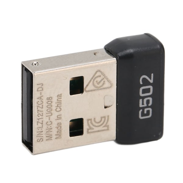 USB vastaanotin 2,4 GHz:n langaton vakaa signaali Pieni kannettava kestävä ABS-metallihiirisovitin G502 LIGHTSPEED -hiirelle