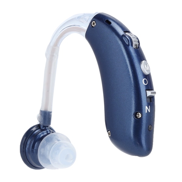 D‑6000 oppladbart digitalt høreapparat Ørehengende lydforsterker for eldre 100‑240VDørkeblå EU-plugg
