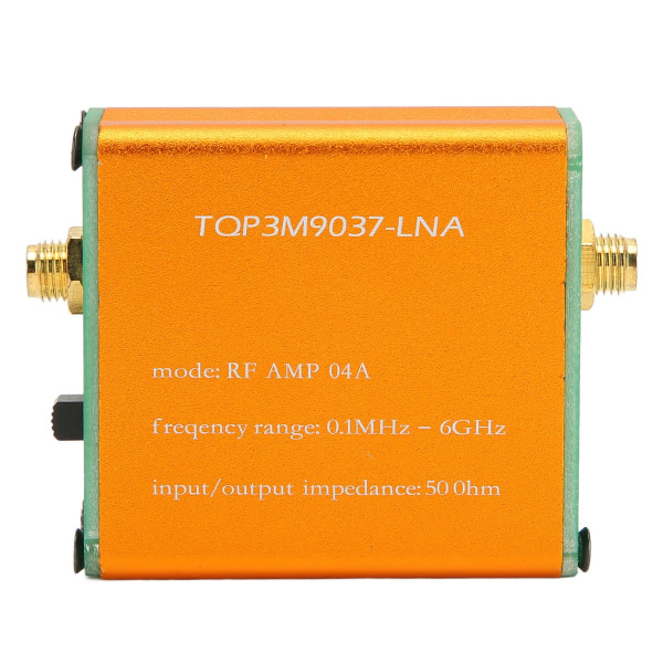 0,1MHz-6GHz fuldbånds lavstøjsforstærker Professionel 20dB højforstærket LNA RF-effektforforstærkermodul leveret med indbygget batteri