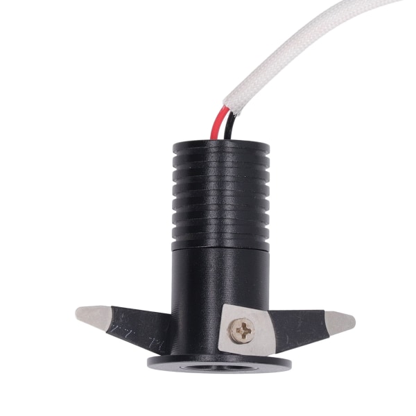 3W LED upotettava kohdevalo Mini kaapin alla Valaisimet LED-ohjaimella keittiöön Kaapit Katot AC85-265V Lämmin valkoinen 3000K