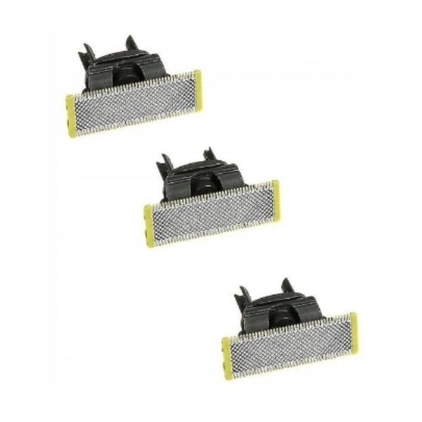 3 blader kompatible med Philips Oneblade kompatibel med blader skjeggbarberhode Qp210 Qp220 Qp230 Qp2520 Qp2530 Qp2527 Qp2533 Qp2630 Qp6520 (2024) 3 Pcs