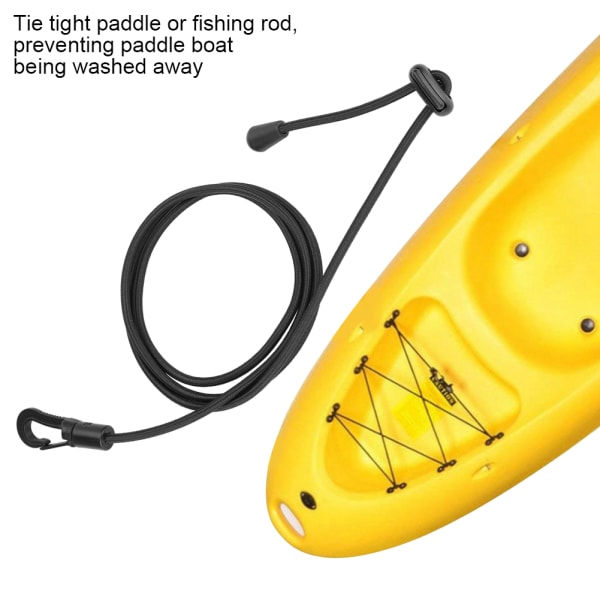2 STK Holdbar gummistreng Elastisk sejlsport Kajak-pagaj Sikkerhedsstangsnor til padling