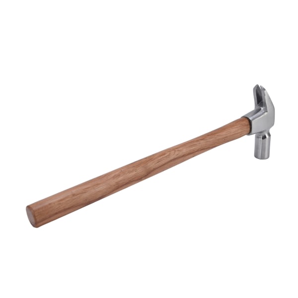 Beslagsmedens drivhammer i værktøjsstål med træskaft - holdbar og bredt anvendt hesteskosømhammer til hesteskoning og hovpleje