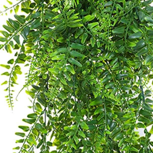 2 kpl Keinotekoisia riippukasveja saniaisia ​​muovisia vihreitä tekoseinään ripustettuja saniaiskasveja puutarhan häiden koristeluun
