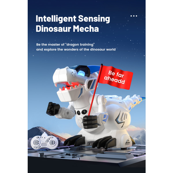 Smart Sensing Dinosaur Mech lapsille – Kaukosäätimellä varustettu dinosaurusmalli, jossa on älykäs tunnistus+S