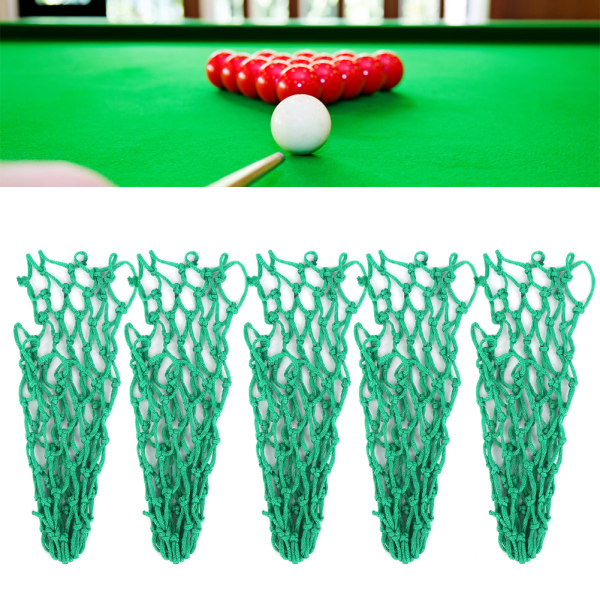 6st gröna mesh Nylon Ersättning Professionell snookertillbehör
