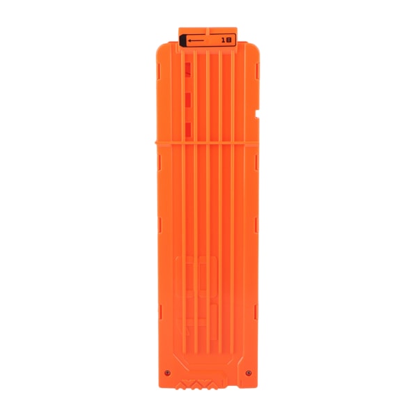 18 Dart EVA Soft Bullet Clip Dart Plast Gun Toy Cartridge Holder (Ogenomskinlig orange)