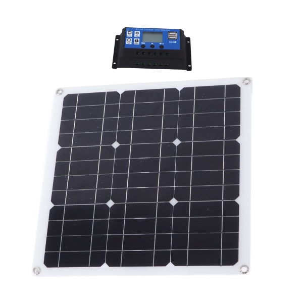 30W Solar Panel Kit Dual USB DC Output Solceller 100A controller til bilbatteri båd