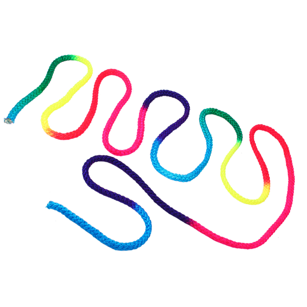 Rainbow Color Rytmisk Gymnastik Rope Solid Competition Arts Training Rope