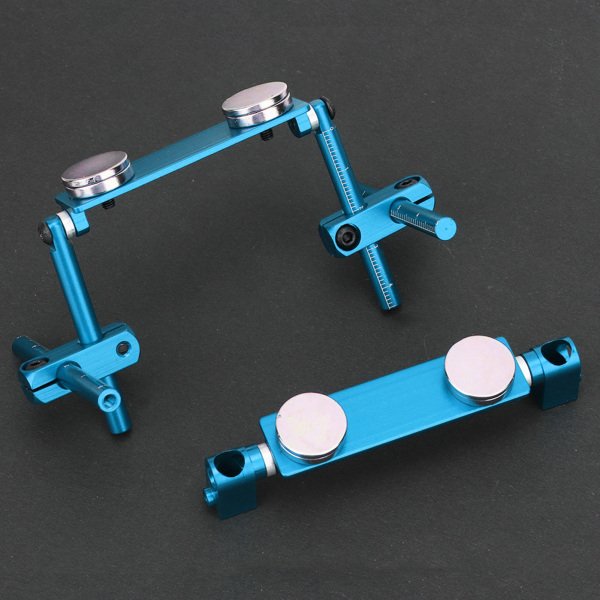 Aluminium Magnetic Stealth Invisible Body Shell Mount Kit för HSP 1/10 RC Racing Car (Sky Blue)