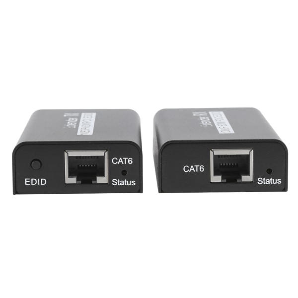 HDMI Extender 60M Internett-sender for POC-kabel Strøm EDID-læringsfunksjon 100‑240VEU