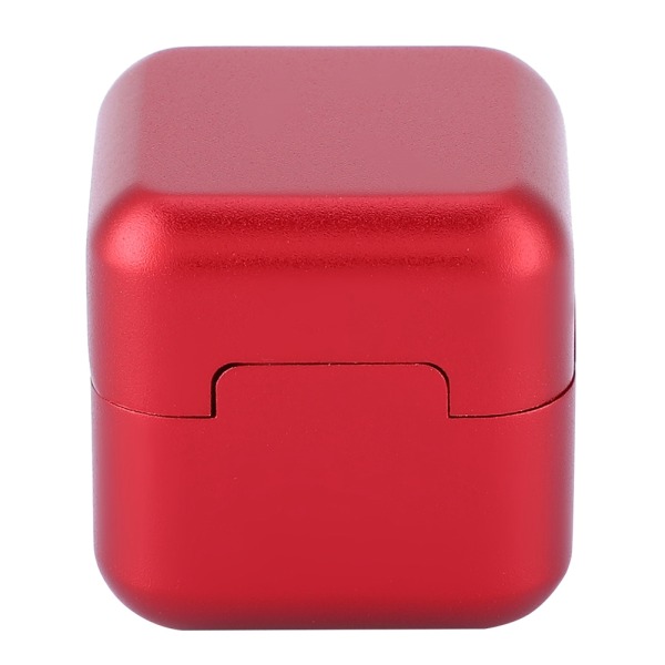 Bærbar mini-kø-spiss krittholder i aluminium Biljardbassengkritt bæreveske (rød)