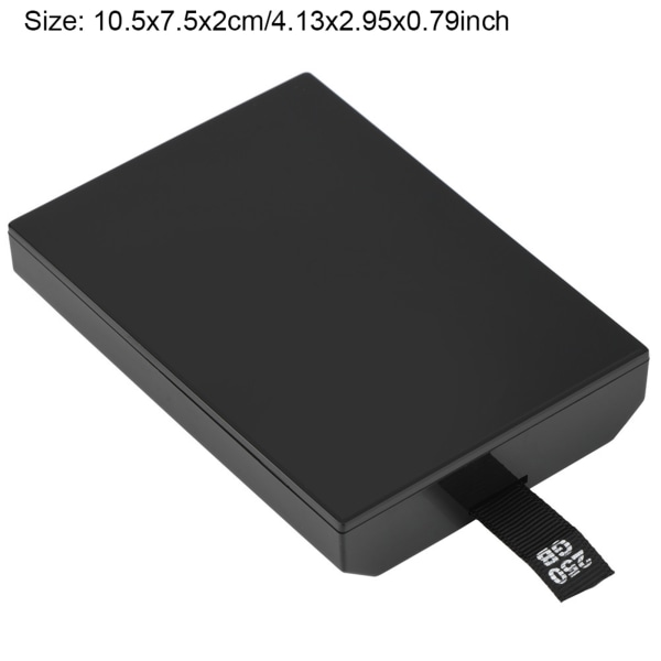 HDD Hard Drive Disk Kit til XBOX 360 Intern Slim Black 250GB