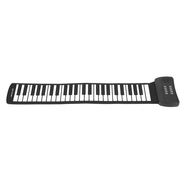 Roll Up Piano 49 tangenter 4D Surround Sound USB Batteridrivet Bärbart Keyboard Piano för barn Nybörjare PM49