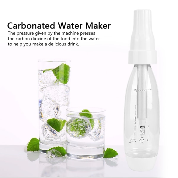 Husholdnings bærbare Bubble Sodavandsmaskine Hjemmelavet Carbonate Beverage Drink Maker