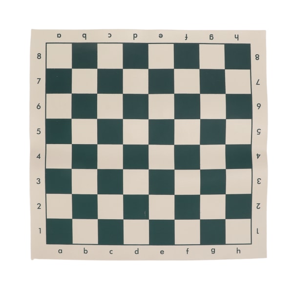 Vain PVC-shakkilauta Kannettava pehmeä shakkilauta Tavallinen shakkilauta retkeilyyn ulkoilmaan 34,5x34,5 cm
