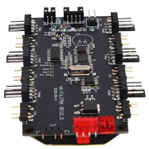 DK LED Light Controller PCB Strømforsyning Fan Hub 4/3 Pin ARGB Splitter Trådløs fjernbetjening
