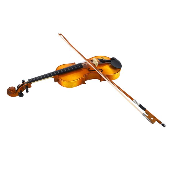 MH Fiolin 4/4 Tre Fiolin Begynner Voksen Fiolin Instrument Sett Kit for Øvelse Ytelse