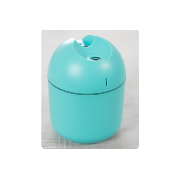 250 ml aromaterapi diffuser DC5V LED USB luftfukter med minisprøyte USB strømforsyning for nattedrypp vanning med tilbehør+S Green