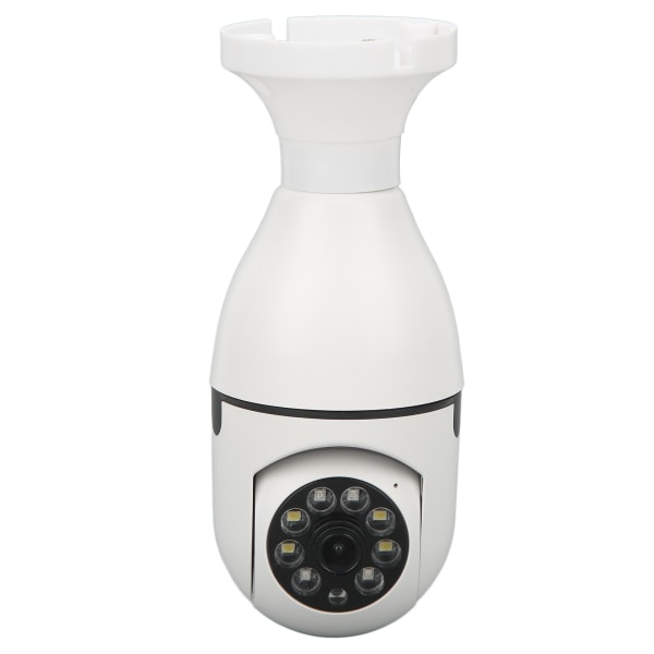Glödlampskamera 360 graders panoramautsikt infraröd WIFI-säkerhetskamera med E27-gränssnittsbas