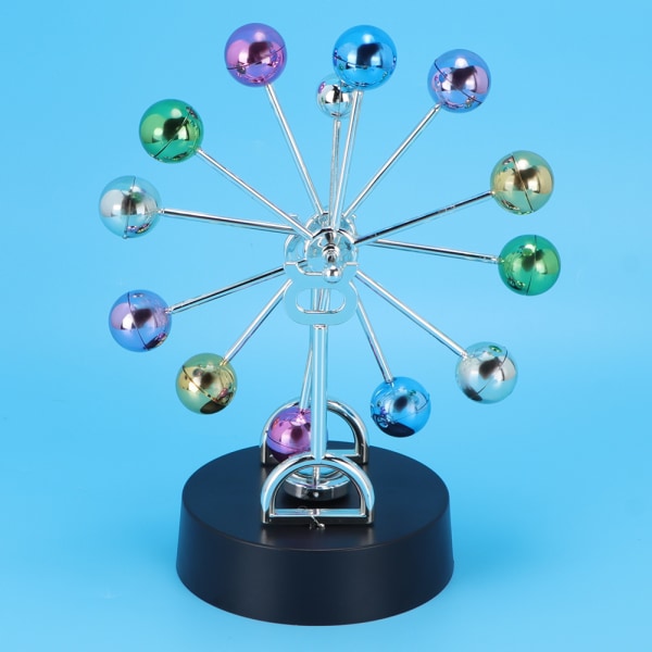 Plast Roterende Ball Rotasjon Perpetual Motion Hjem Bord Dekorasjon Modell