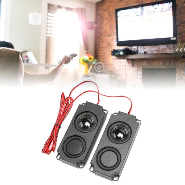 8Ω 5W bærbar tung bass lydrom 40 mm magnetisk dobbel høyttaler for TV-skjerm