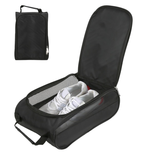Nylon golfkenkälaukku Kannettava hengittävä suuri kapasiteetti kenkien säilytyslaukkujen case organizer