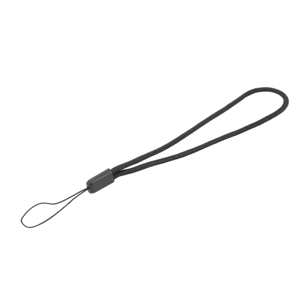 3,0 mm pyöreä nylon matkapuhelimen naru Käytännölliset nylon kamerahihnat kannettavalle musiikkisoittimelle StuffBlack 18cm