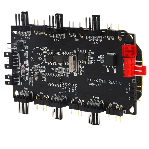 DK LED-valoohjain PCB power tuulettimen napa 4/3 pin ARGB Splitter langaton kaukosäädin