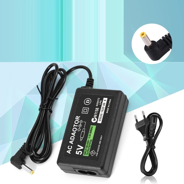 Vegglader AC Adapter Strømforsyningsledning for PSP 1000/2000/3000 EU-støpsel