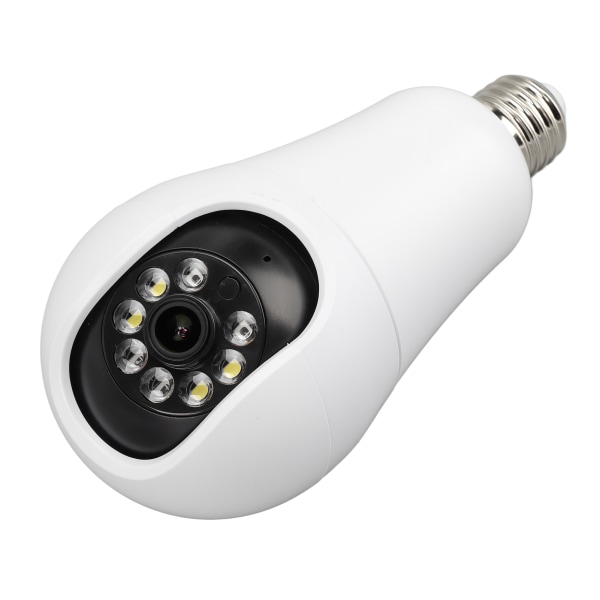 1080P lyspære sikkerhedskamera med E27-fatning Farverigt infrarødt 5GHz trådløst WiFi-kamera til hjemmeovervågning 110‑240V