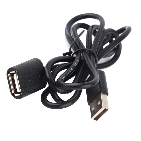 5i Gummi TPE Soft Wire Sort Letvægts Smart Armbånd USB Ladekabel Ur Oplader til Huawei 4
