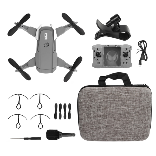 KY905 Black Mini Drone med 4K-kamera sammenleggbart høydehold APP Control WiFi View Gravity Sensing RC Quadcopter med bæreveske