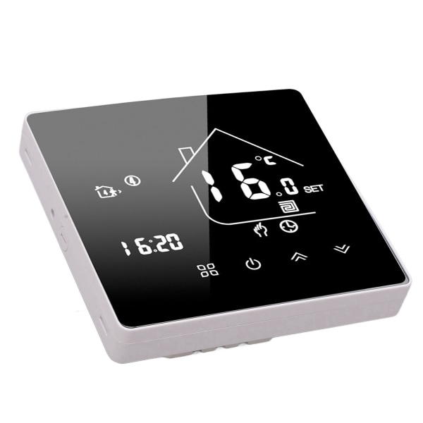 Digitaalinen termostaattisovellus puheohjauksella LCD-kosketusnäyttö Älykäs sähköinen lämmityslämpötilan säädin kotiin 95-240 V