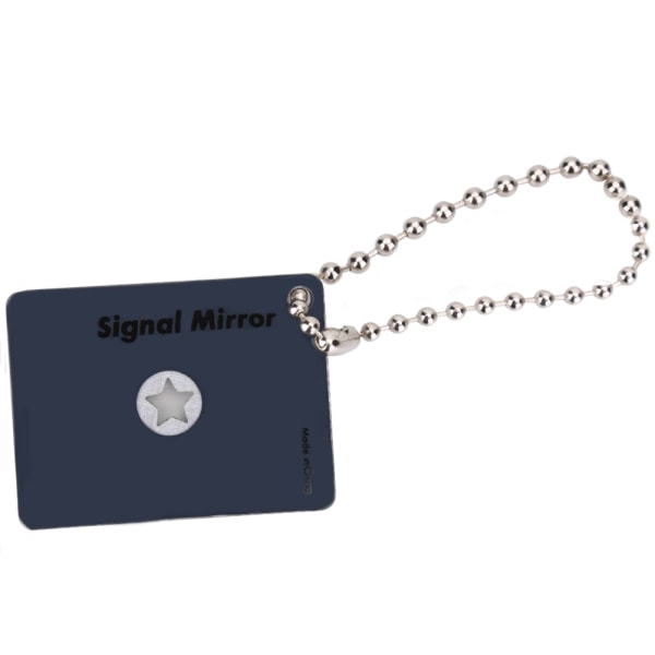 Utendørs multifunksjonell overlevelse nødredning Reflekterende Signal Star Flash Mirror Tool