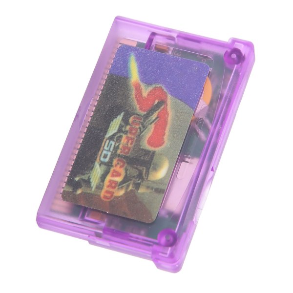Videospel Minneskort för GBA SP för GBM Burning Card Game Flashcards Mini Super Card Support Minneskort