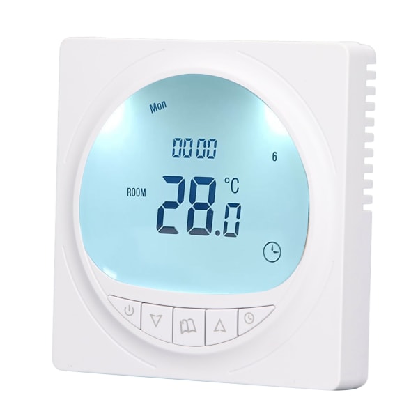 Vesilattialämmitys termostaatti LCD-näyttö Smart Home -lämpötilan säädinpaneeli 220V