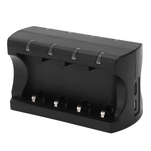 8-portars batteriladdare Snabb förhindra glidning USB uppladdningsbara batterier Laddare för RCR123A 16340 16350 16360