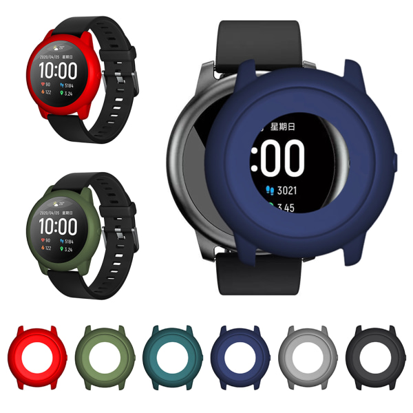 Veskedeksel kompatibelt for Solar LS05 Smart Watch Myk silikonbeskyttelsesveske for Xiaomi Solar-armbånd