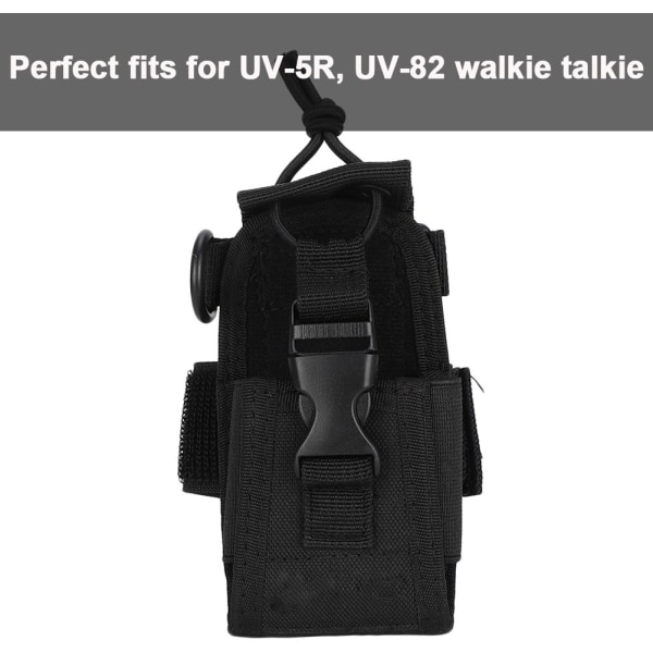 Utendørs bærbar armveske bæreveske holder for UV-5R UV-82 Walkie Talkie