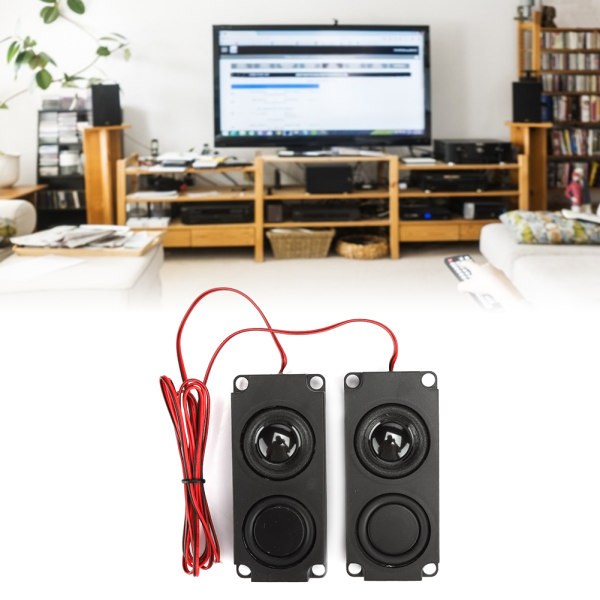 8Ω 5W Bärbar Heavy Bass Audio Cavity 40 mm magnetisk dubbel högtalare för TV-skärm